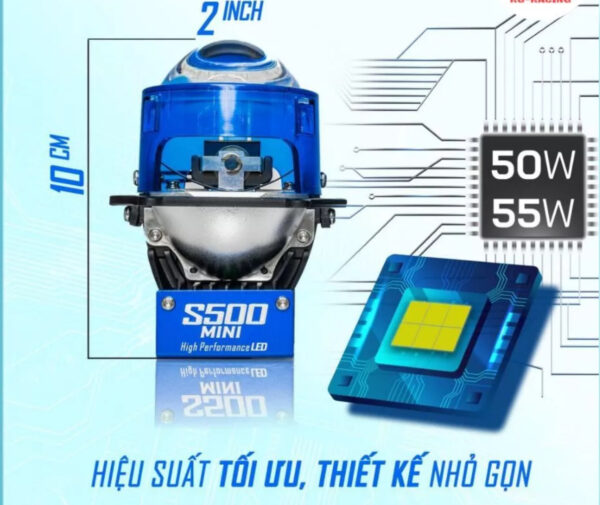 Đèn Bi Cầu Kenzo S500 Mini Cho Winner V1