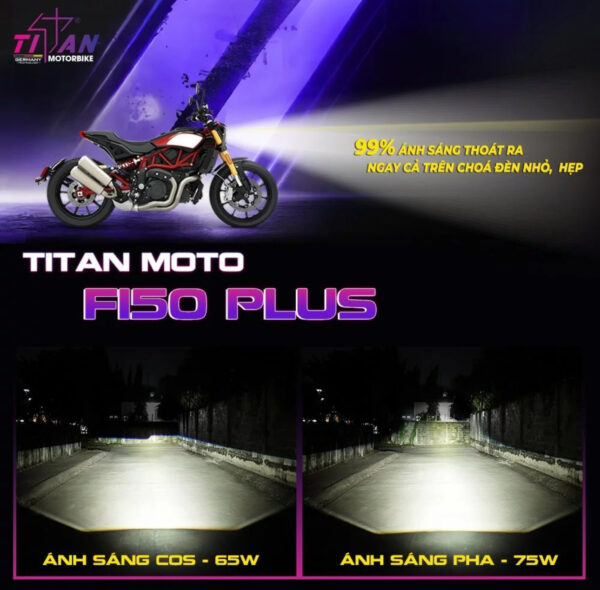 đèn bi cầu titan f150 plus