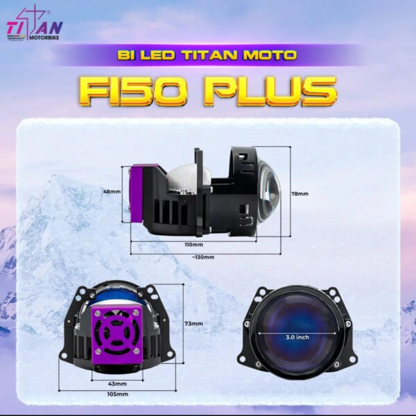 đèn bi cầu titan f150 plus