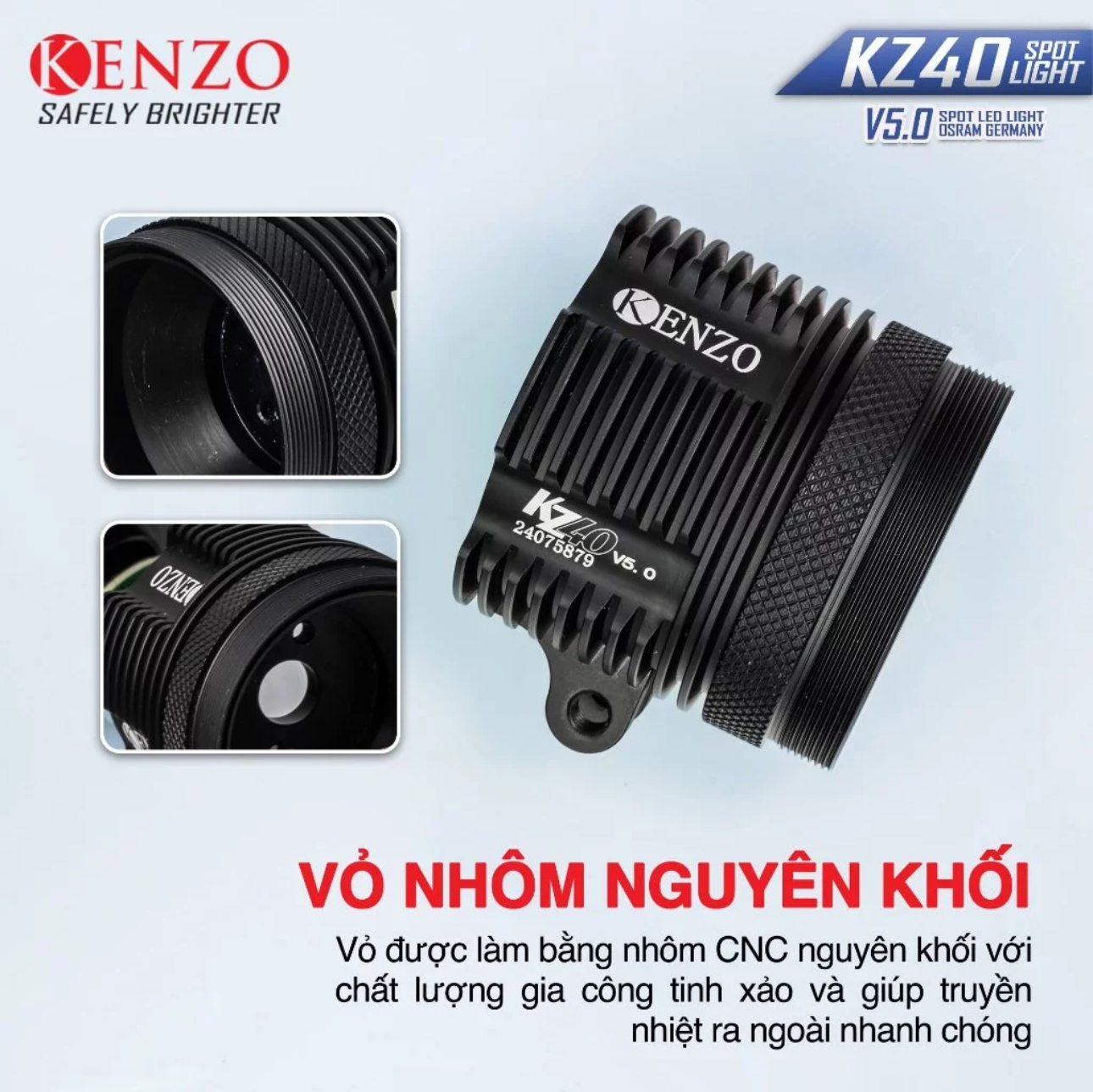 Đèn Trợ Sáng Kenzo KZ40 V5