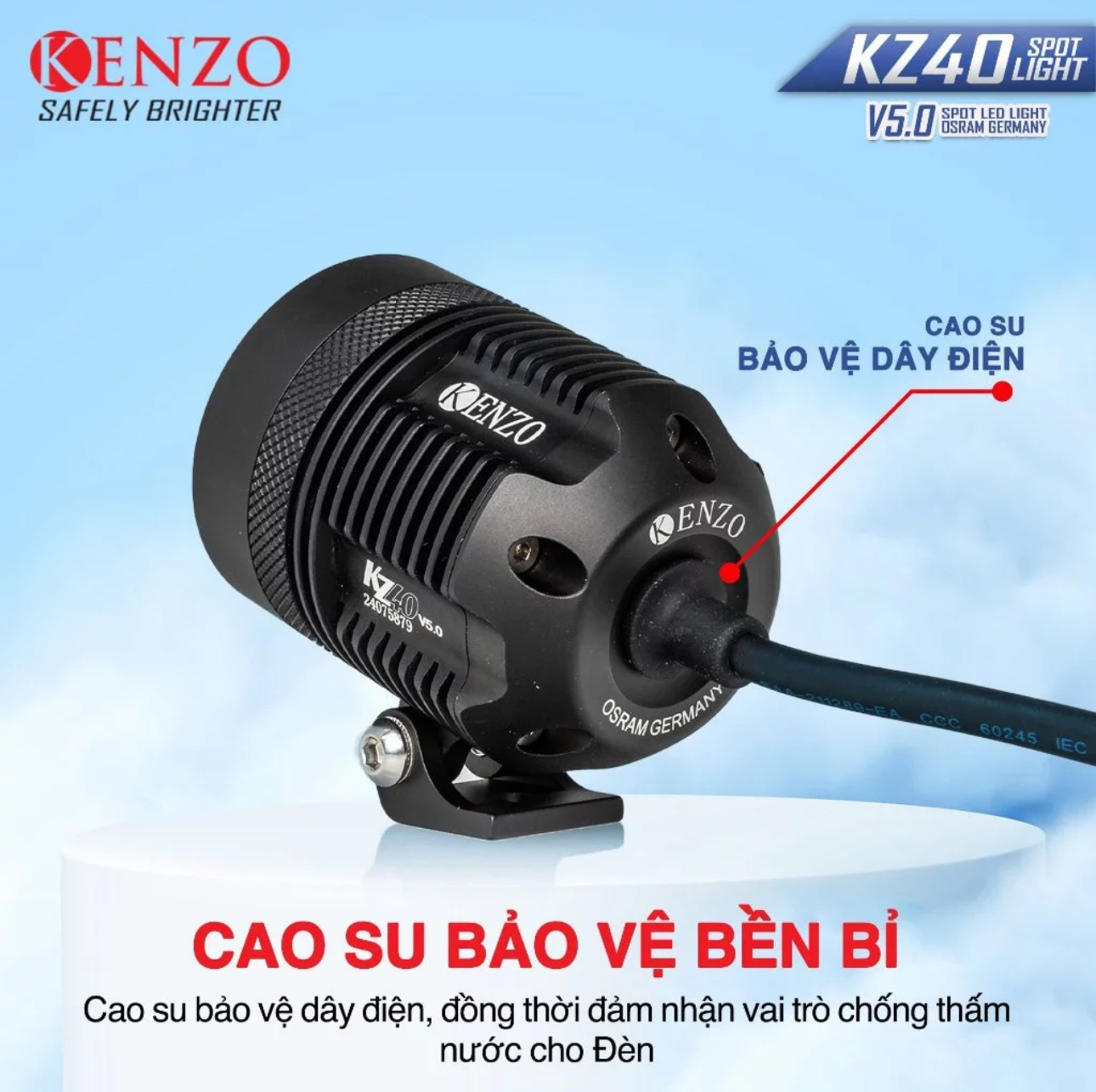 Đèn Trợ Sáng Kenzo KZ40 V5