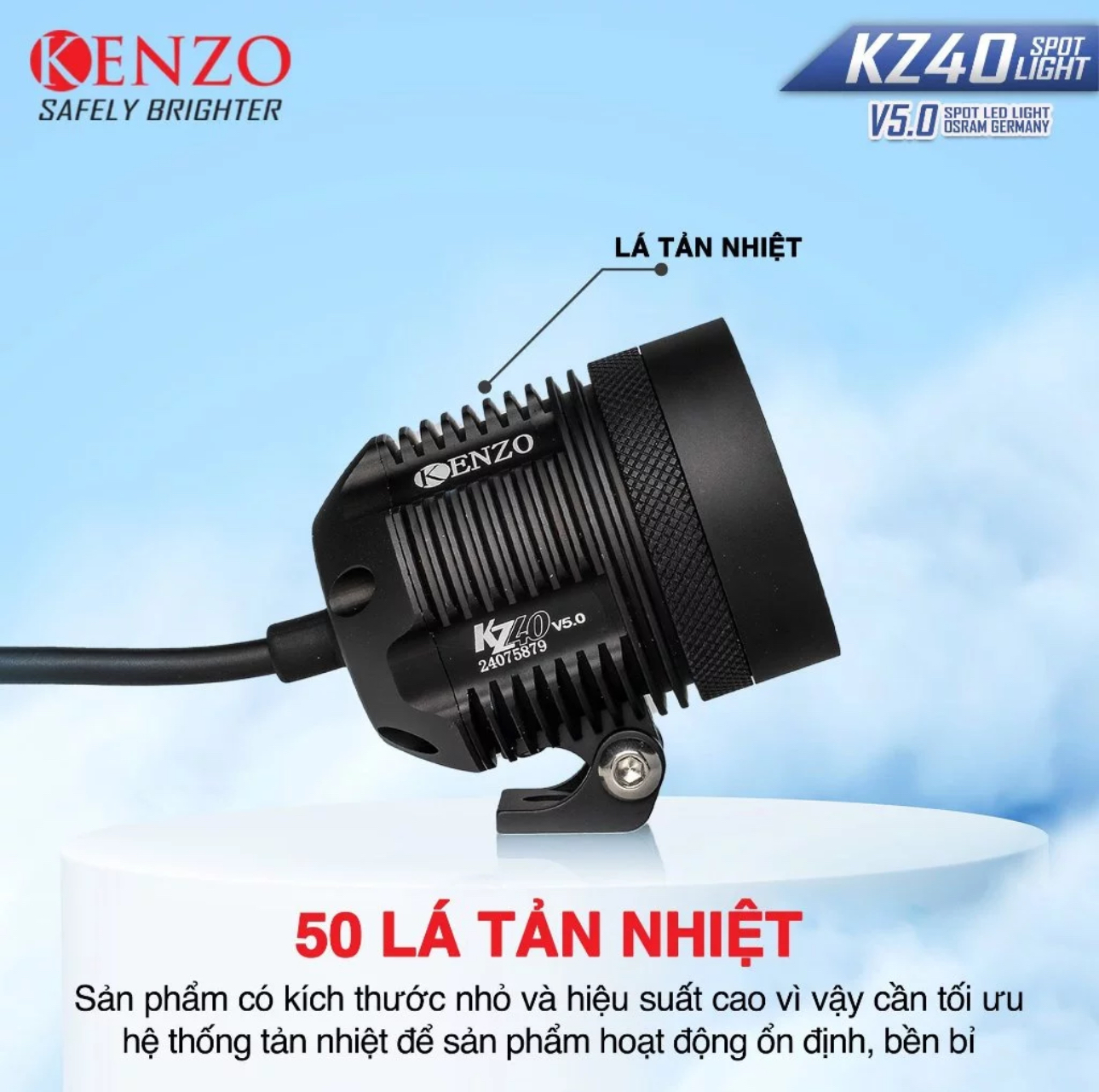 Đèn Trợ Sáng Kenzo KZ40 V5