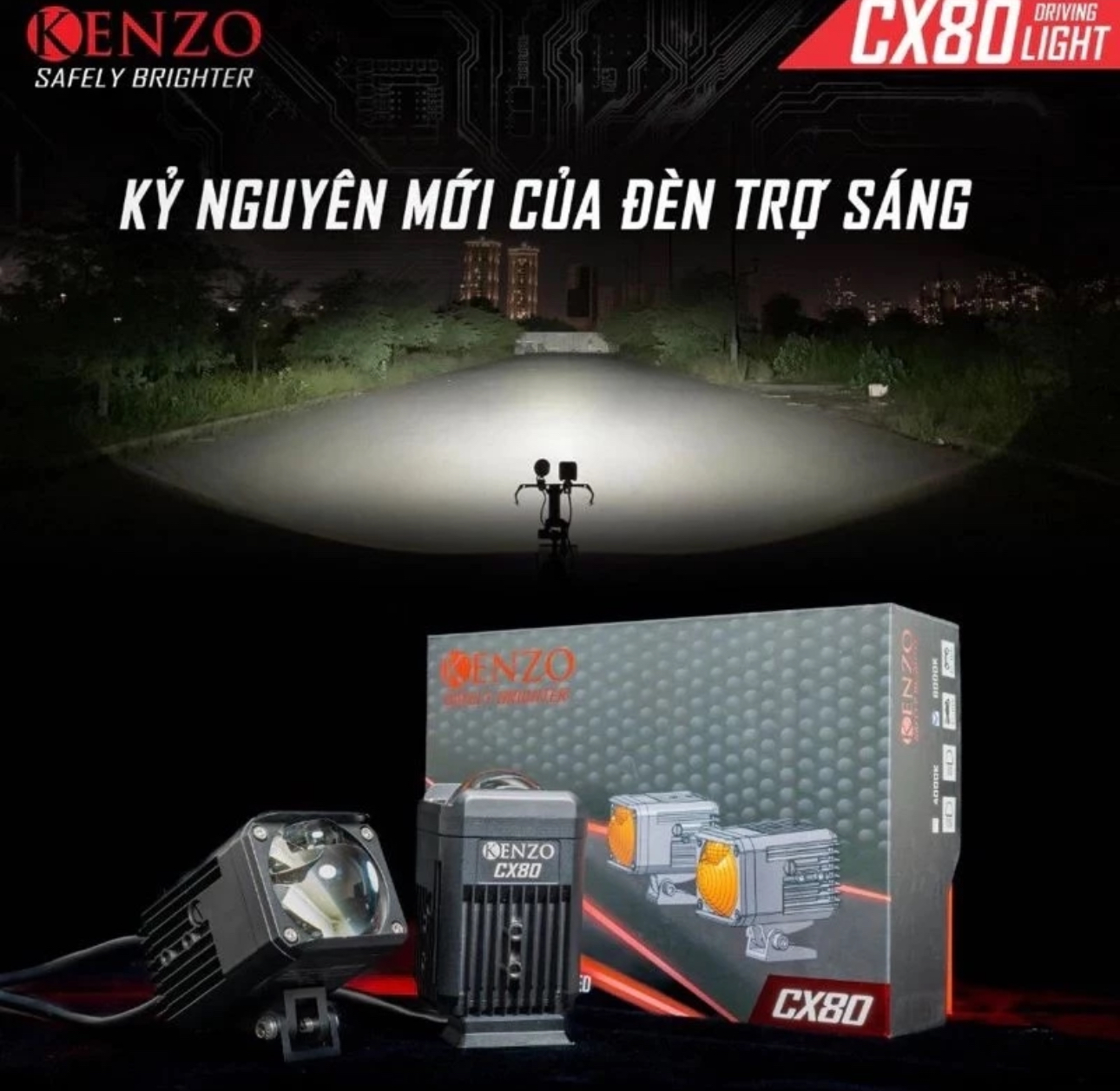 Bi Cầu Trợ Sáng Kenzo CX80