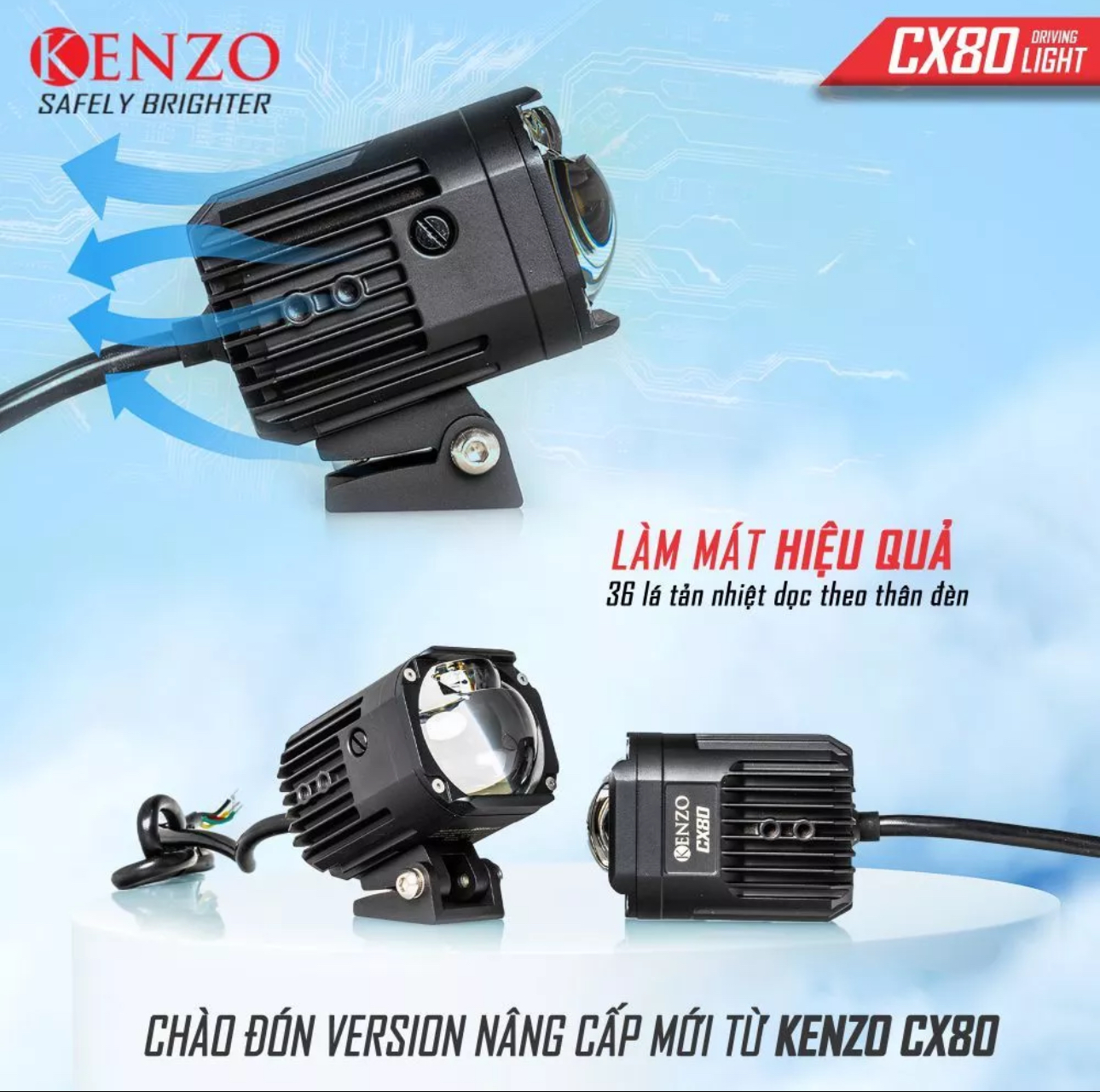 Bi Cầu Trợ Sáng Kenzo CX80