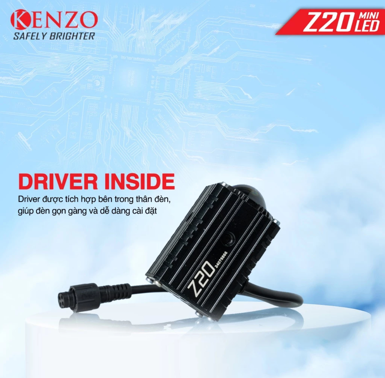 Đèn Trợ Sáng Mini Kenzo Z20