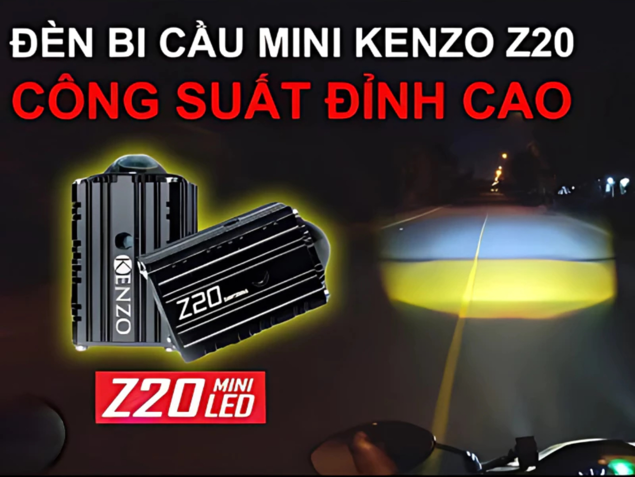 Đèn Trợ Sáng Mini Kenzo Z20