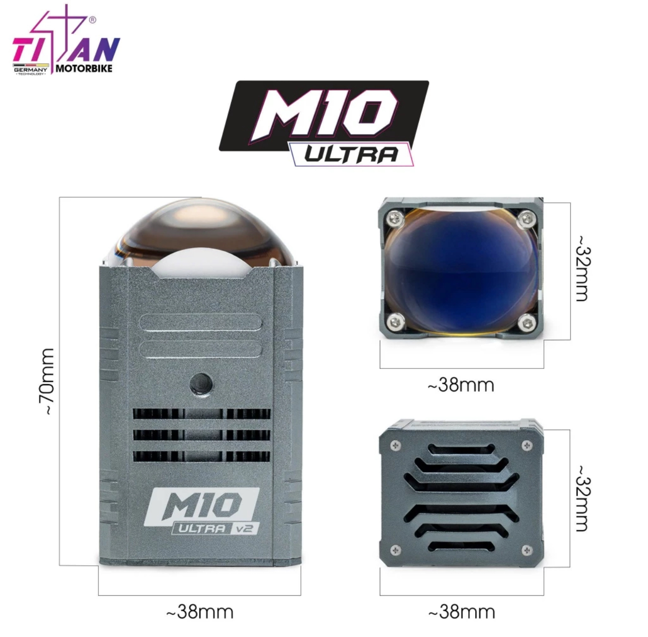 Đèn Trợ Sáng M10 Ultra V2