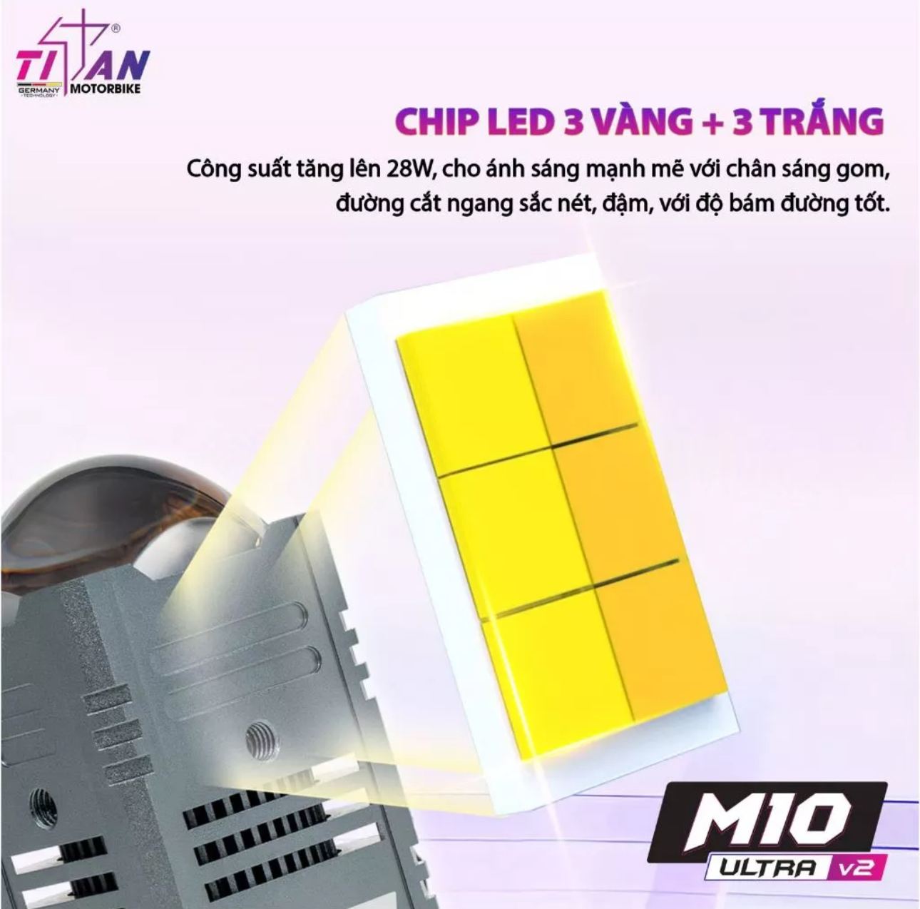 Đèn Trợ Sáng M10 Ultra V2