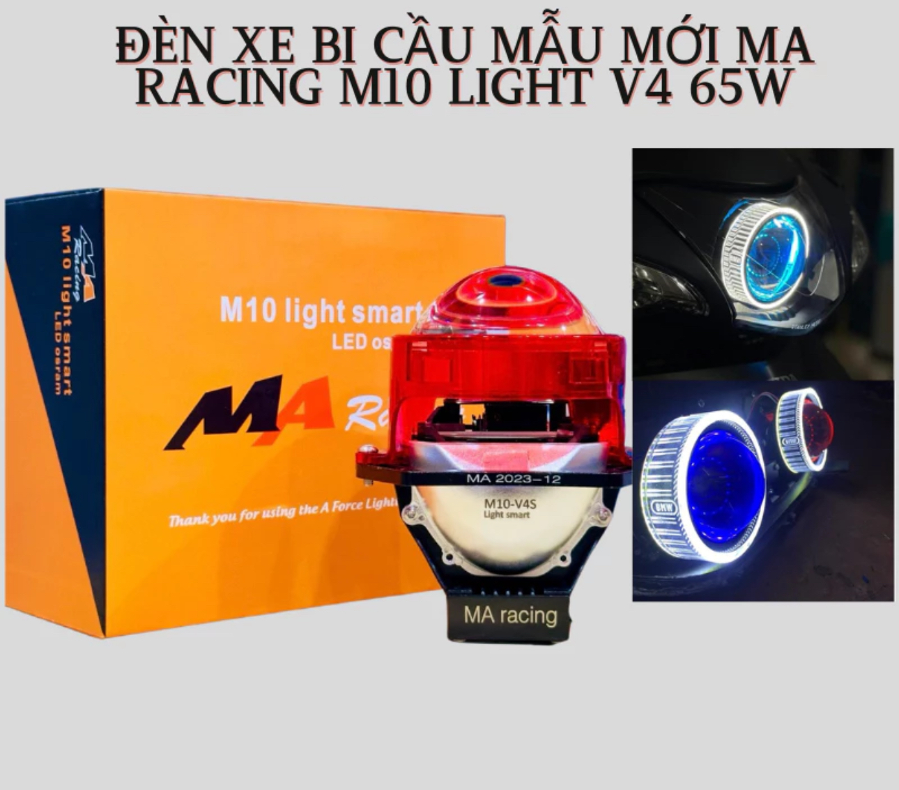 Đèn Bi Cầu Vario 125 - 150 ( M10 V4S MA Racing )