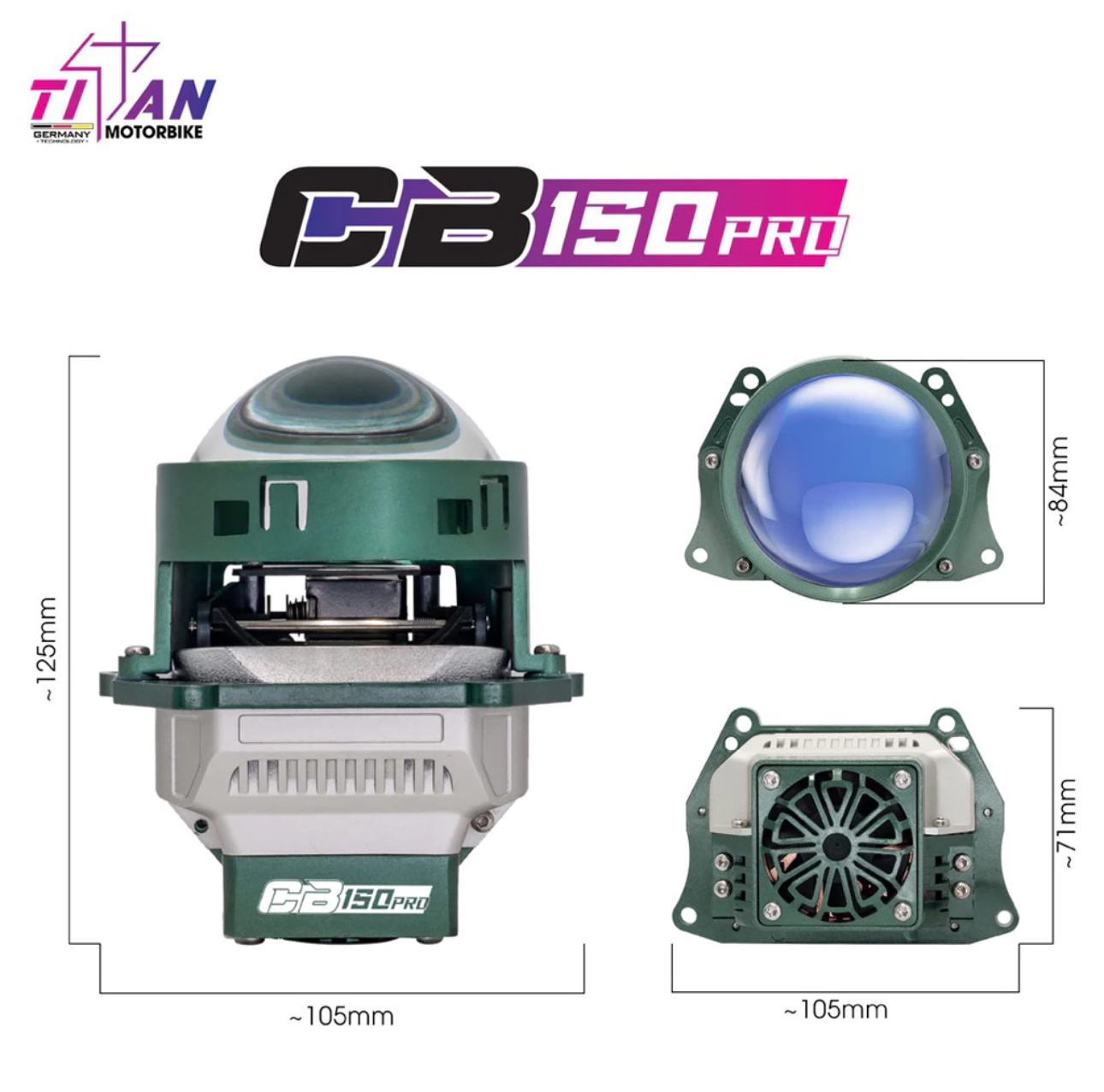 Đèn Bi Cầu Vario 125 - 150 ( CB150 Pro )