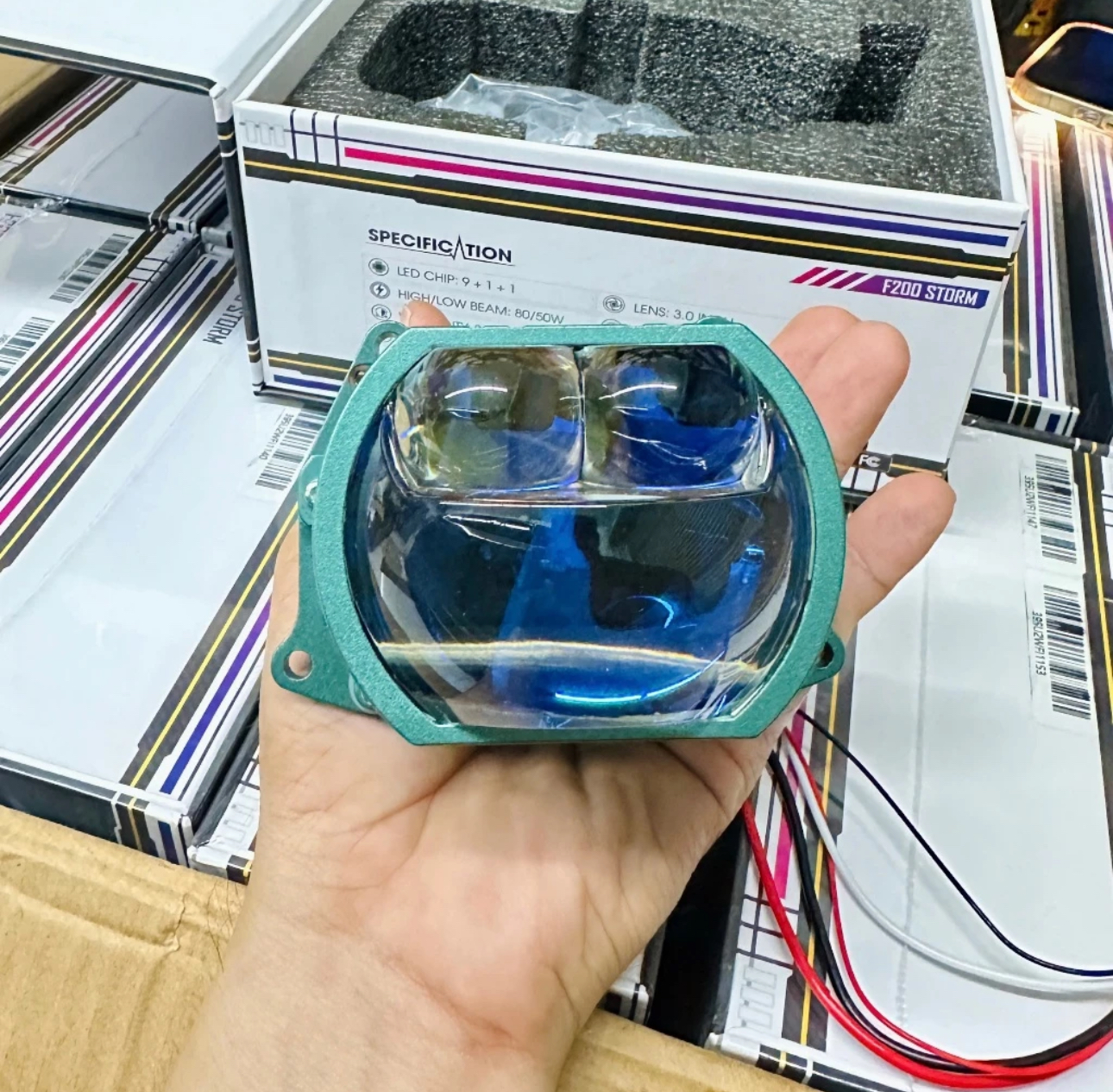 Đèn Bi Cầu Vario 125 - 150 ( Titan Moto F200 Storm )