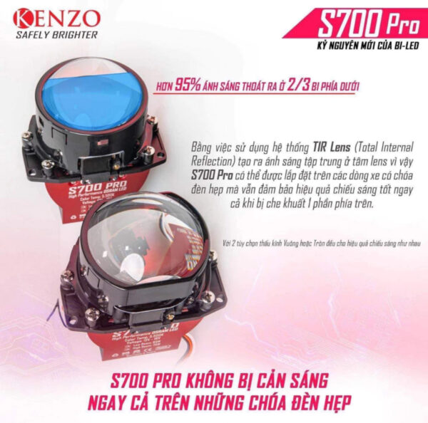 Đèn Bi Cầu Vario 125 - 150 ( Kenzo S700 Pro )