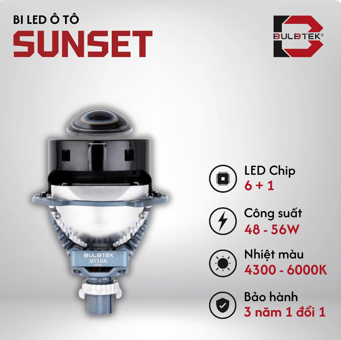 Đèn Bi Cầu AB 2020 - 2025 ( Sunset Bulbtek )